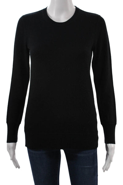 Rag & Bone Unisex Pullover Sweater Black 100% Wool Crew Neck Long Sleeve Size S
