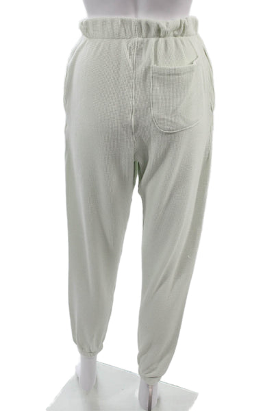 Boys Lie Women Jogger Sweatpants White Graphic Quote Print Size XS