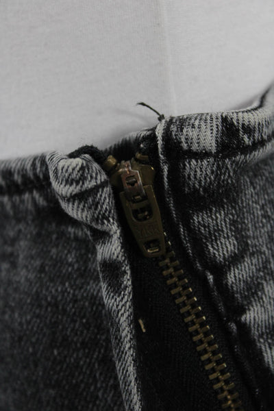 Mother Womens Mini Peasant Skirt Dark Gray Size 25