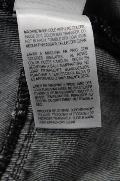 Mother Womens Mini Peasant Skirt Dark Gray Size 25