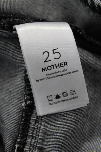 Mother Womens Mini Peasant Skirt Dark Gray Size 25