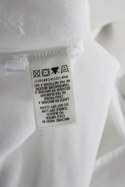Bella Dahl Women White V-Neck Tencel Camisole Sleeveless Size S