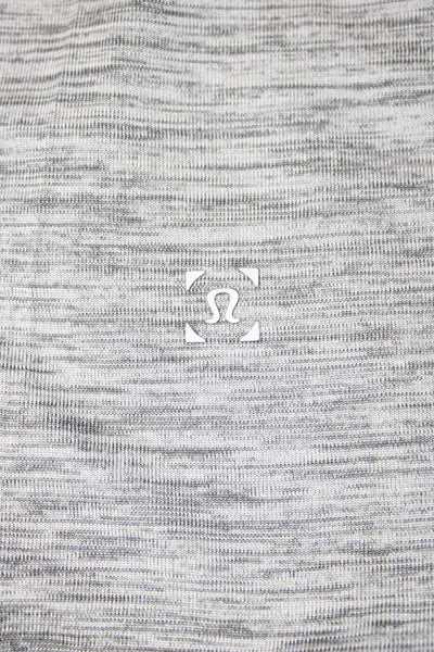 Lululemon Mens Gray Nylon Blend Crew Neck Short Sleeve T-Shirt Size S