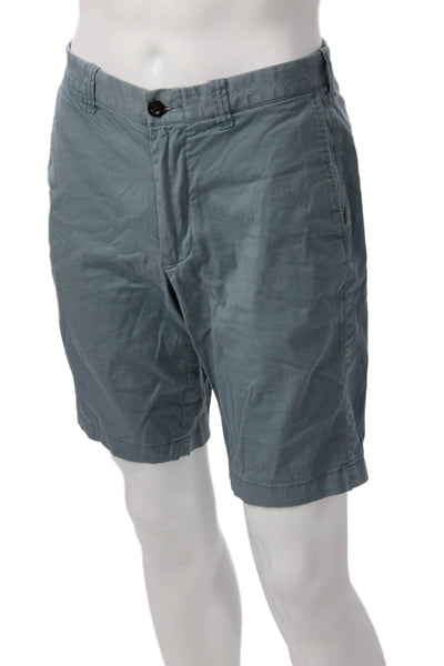 J Crew Mens Chino Shorts Gray Cotton Elastane Size 31