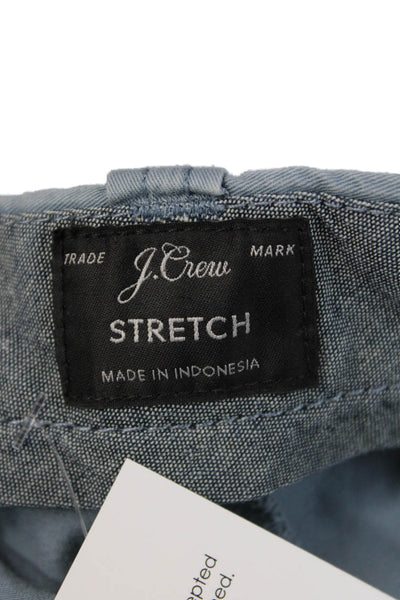 J Crew Mens Chino Shorts Gray Cotton Elastane Size 31