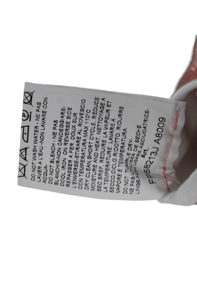 Pierre Balmain Unisex Pink Argyle Designer Shorts Button Closure Size 25