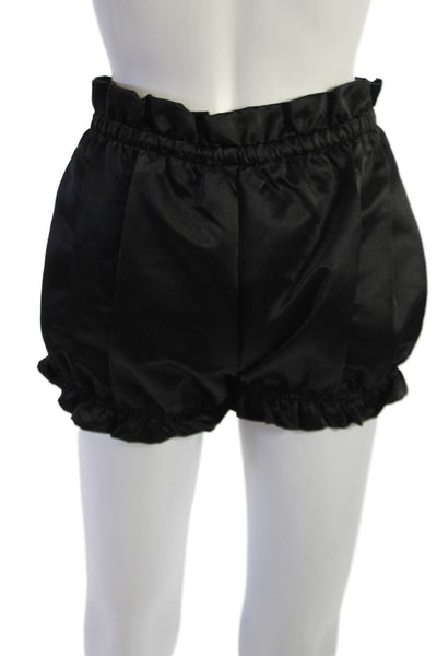 Cynthia Rowley Unisex Black Designer Polyester Shorts Size XS