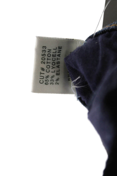 J Brand Womens Dark Blue Bootcut Flared Jeans Mid Rise 32 Inseam Size 25