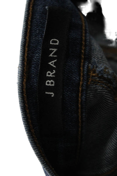 J Brand Womens Dark Blue Bootcut Flared Jeans Mid Rise 32 Inseam Size 25