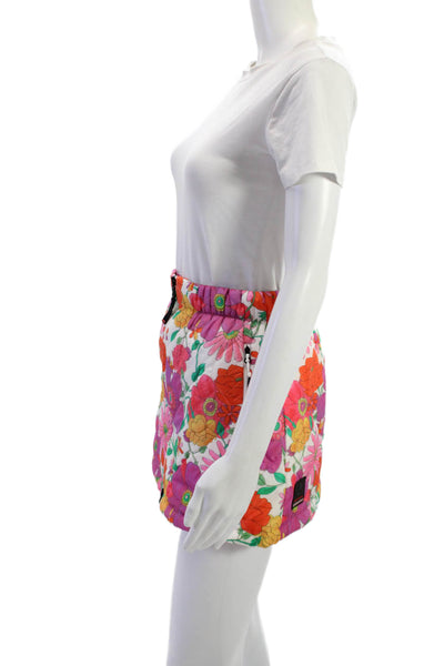 Bogner x Love Shack Fancy Women White Floral Mini Skirt Size 4