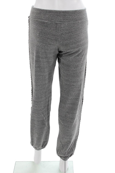 Monrow Womens Gray Jogger Sweatpants Drawstring Size M