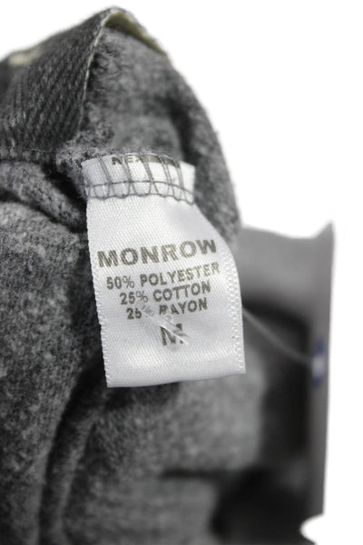 Monrow Womens Gray Jogger Sweatpants Drawstring Size M