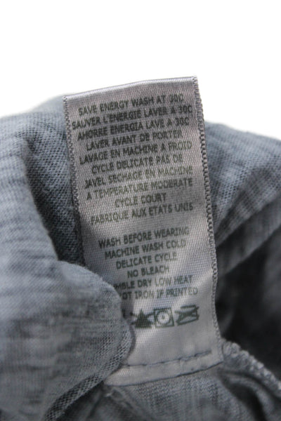 Sundry Womens Basic Gray Graphic Crew Neck Short Sleeve T-Shirt Size 1
