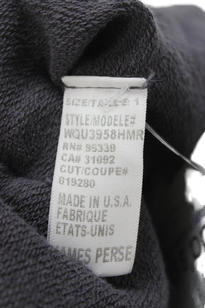 Yosemite Women Pullover Hoodie Dark Gray Drawstring 100% Cotton Size 1