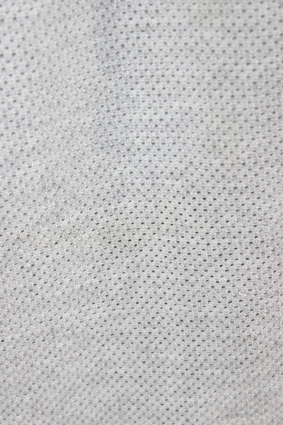 Monrow Unisex Pullover V-Neck Gray Long Sleeve Rayon Spandex Sweater Size XS