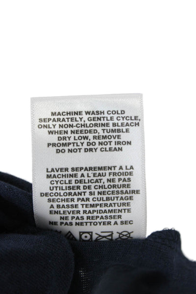 Sub_Urban Riot Women Dark Blue Basic Graphic T-Shirt Crew Neck Size L