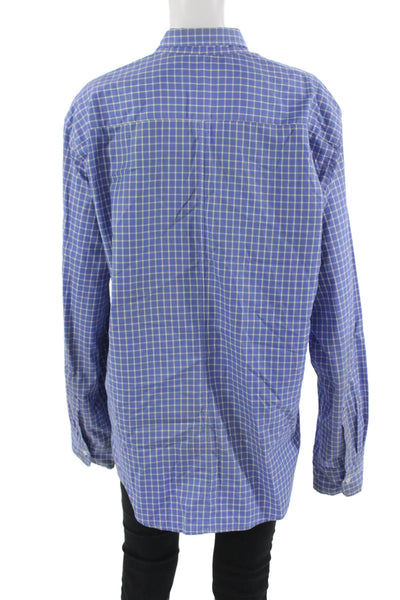 Frank & Eileen Mens Button-Down Collared Check Cotton Long Sleeve Shirt Size XL