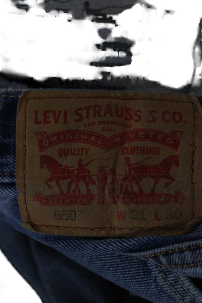 Levis Womens Mom Straight Blue High Rise Jeans Size 31