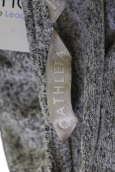 Athleta Womens Gray Basic Long Sleeve T-Shirt Size S