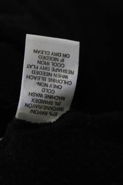 Lou & Grey Womens Black T-Shirt Dress Size XS