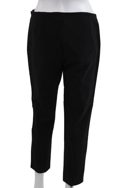 Theory Women Cropped Ankle Dress Pants Black Size 6