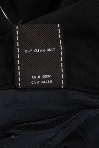 7 For All Mankind Womens Black Pants 90s Viscose Blend Size 29
