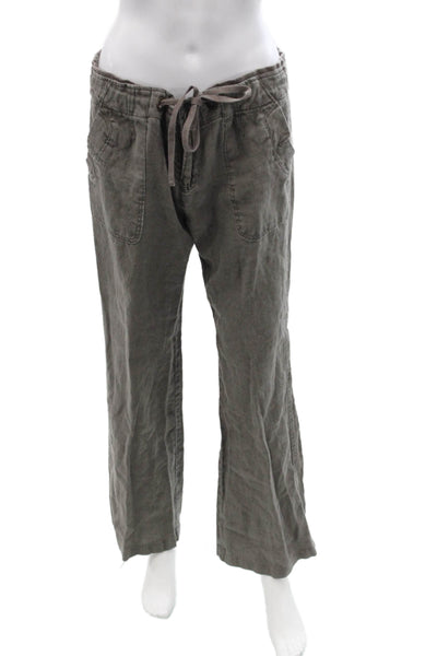 Sanctuary Womens Gray Linen Bohemian Button Pants Size 29