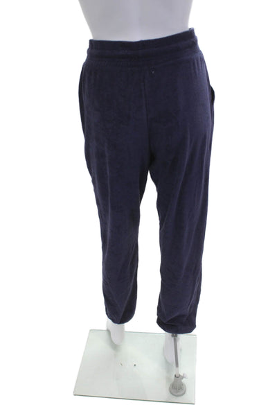 Goldie Unisex Dark Blue Jogger Sweatpants Drawstring Cotton Blend Size M