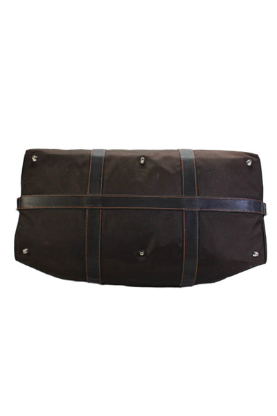 Peter Millar Unisex Weekender Duffel Bag Chocolate Brown