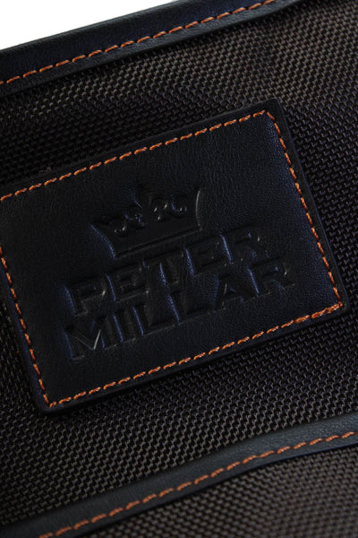 Peter Millar Unisex Weekender Duffel Bag Chocolate Brown