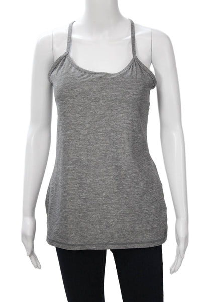 Lululemon Womens Gray Camisole Sleeveless Round Neck Size 10