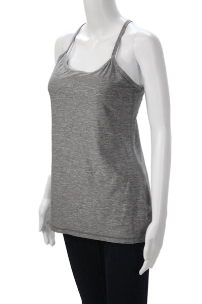 Lululemon Womens Gray Camisole Sleeveless Round Neck Size 10