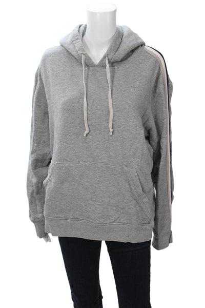 ATM Unisex Pullover Hoodies Gray 100% Cotton 90s Fall Size M