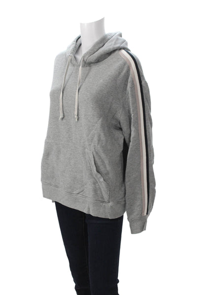 ATM Unisex Pullover Hoodies Gray 100% Cotton 90s Fall Size M