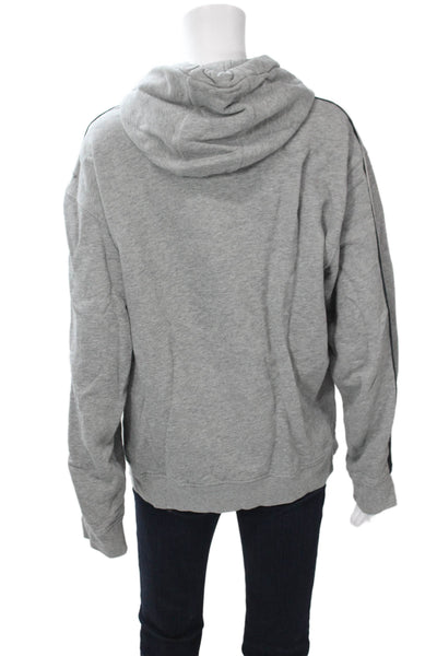 ATM Unisex Pullover Hoodies Gray 100% Cotton 90s Fall Size M