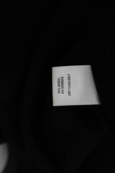 Bailey 44 Women Black Collared Tie Waist Blazer Long Sleeve Modal Size L