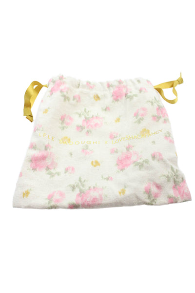 Lele Sadoughi X Love Shack Fancy Womens Floral Print Headband Blue