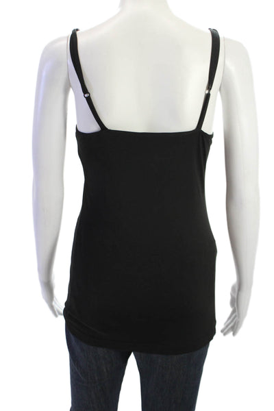 Iris Women Basic Sleeveless Camisole Black Size M