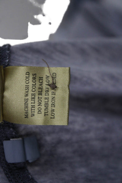 True Grit Unisex Gray Henley Long Sleeve Hoodie Size XL