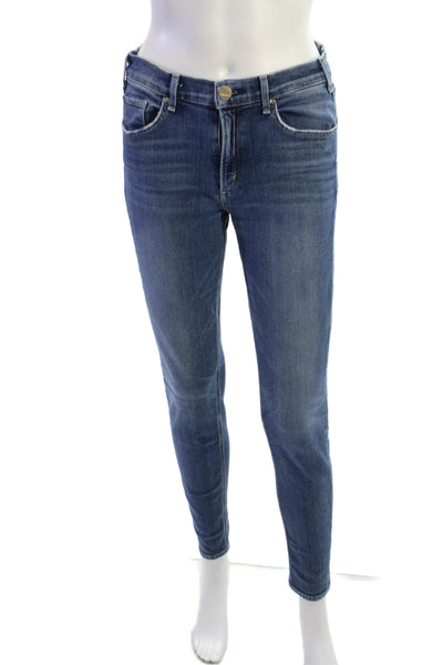 McGuire Women Ankle Skinny Blue Jeans Size 28