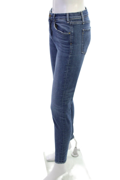 McGuire Women Ankle Skinny Blue Jeans Size 28