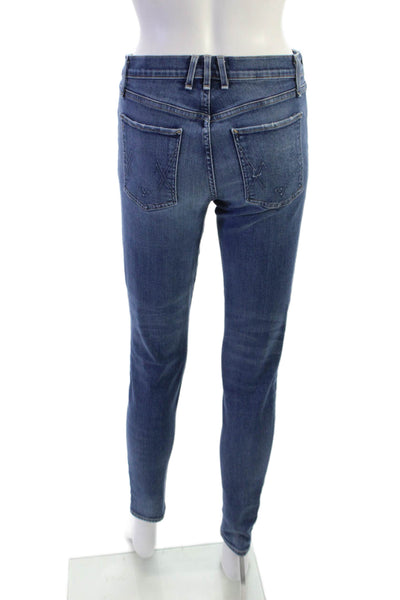 McGuire Women Ankle Skinny Blue Jeans Size 28