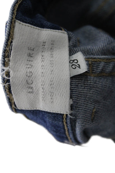 McGuire Women Ankle Skinny Blue Jeans Size 28