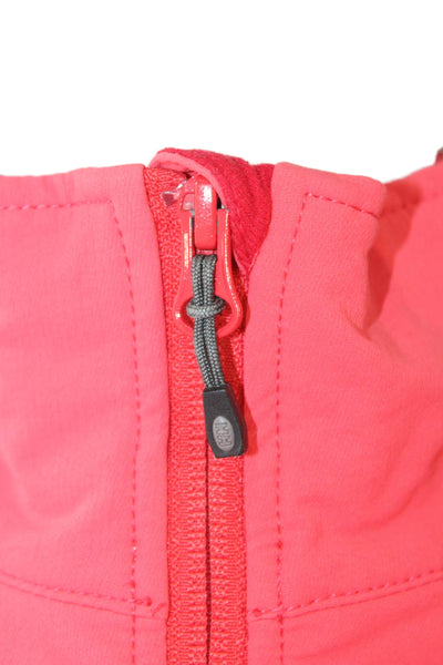 Helly Hansen Womens Windbreaker Red High Neck Zip Long Sleeve Size S