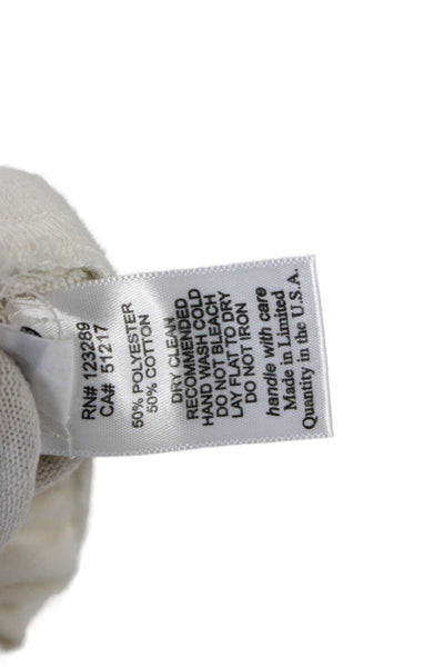 Lauren Moshi Womens Beige Cropped Jogger Pants Cartoon Size S