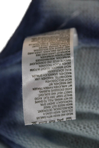 Brodie Unisex Light Blue 100% Cashmere Crew Neck Pullover Sweater Size S
