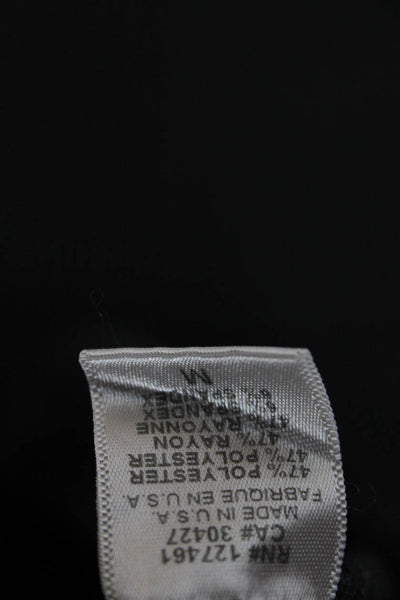 Wildfox Unisex V-Neck Graphic Pullover Sweater Dark Gray Long Sleeve Size M