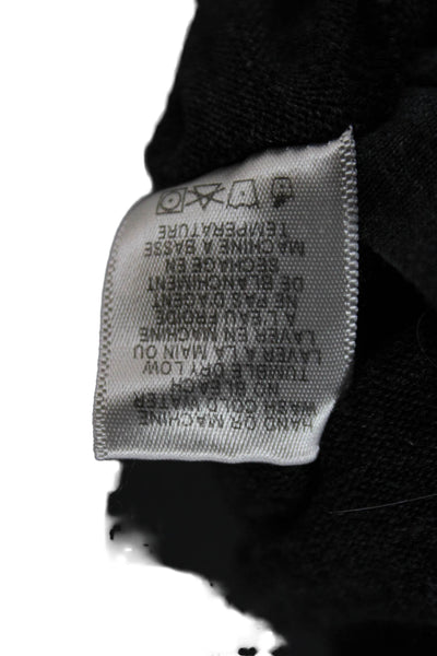 Wildfox Unisex V-Neck Graphic Pullover Sweater Dark Gray Long Sleeve Size M