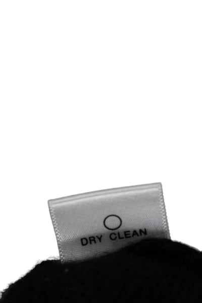 Michael Stars Women 100% Cashmere Cardigan Black Button 3/4 Sleeve Size S