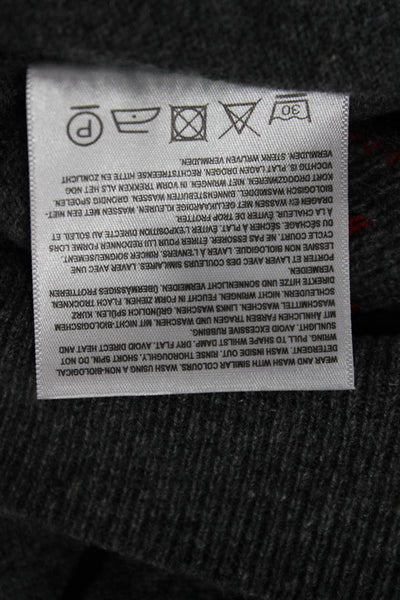 Brodie Unisex Dark Gray Pullover Sweater Cotton Long Sleeve Graphic Love Size S